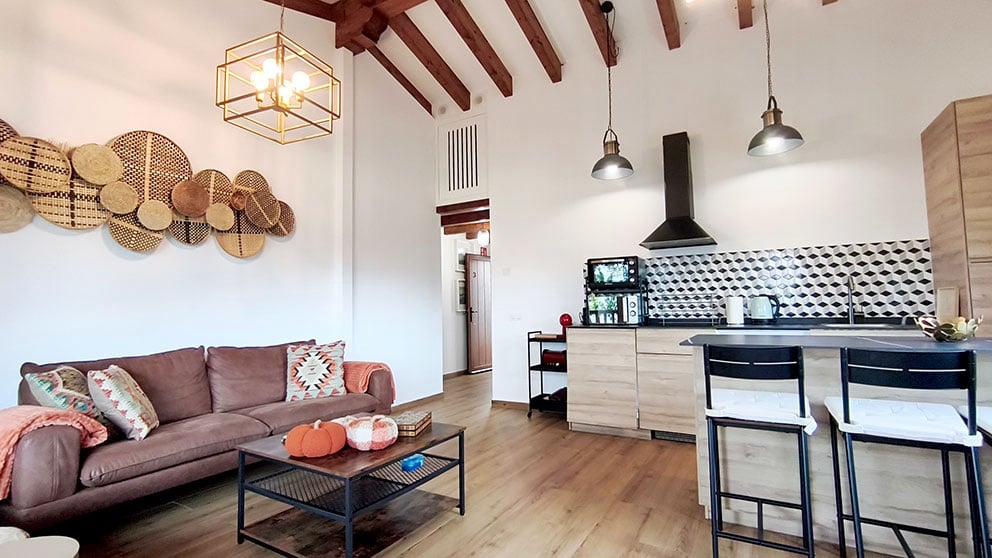 Vista general de apartamento turístico en Cangas de Onís